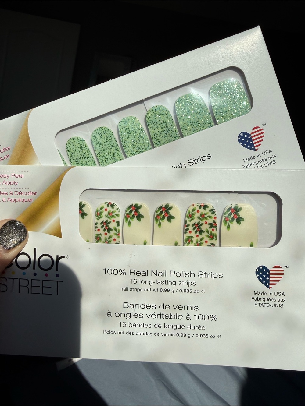 Color Street Hint of Mint & Merry Berry